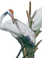 Courting Cranes Sculpture